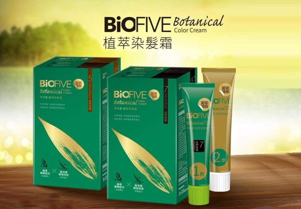 開箱：美吾髮BioFIVE植萃染髮霜 遮蓋白髮X護髮護色